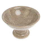 Конфетница из бежевого мрамора Stone Candy Bowl варинант исполнения - 2 | Loft Concept в Рязани