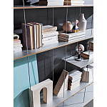 Модульный навесной стеллаж GRADUATE Bookshelves варинант исполнения - 5 | Loft Concept в Рязани