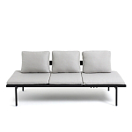 Диван-шезлонг черный Annet варинант исполнения - 1 | Loft Concept в Рязани