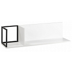Полка навесная белая открытая Strict Lines  варинант исполнения - 1 | Loft Concept в Рязани