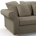 Мебельная ткань Шенилл коричневый цвет 138 см T4-28 варинант исполнения - 4 | Loft Concept в Рязани