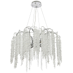 Люстра с хрустальными подвесками Bunch of Crystal Berries Silver Chandelier 8 варинант исполнения - 2 | Loft Concept в Рязани