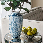Ваза с синим цветочным орнаментом Blue & White Ornament  варинант исполнения - 4 | Loft Concept в Рязани
