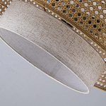 Подвесной светильник с декоративным поясом из плетеного бамбука Biuloggicu варинант исполнения - 8 | Loft Concept в Рязани