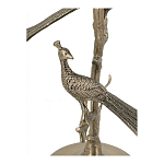 Столик с круглой стеклянной столешницей и корпусом в виде двух павлинов на ветке Table Two Peacocks варинант исполнения - 5 | Loft Concept в Рязани