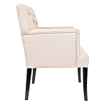 Кресло Addison Chic Armchair beige flax варинант исполнения - 1 | Loft Concept в Рязани