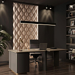 Гипсовая 3D панель с принтографией PM-108 варинант исполнения - 6 | Loft Concept в Рязани