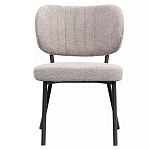 Стул мягкий с серо-бежевой буклированной обивкой Inspiration from Provence варинант исполнения - 1 | Loft Concept в Рязани