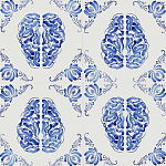 Плитка с узором Мозг варинант исполнения - 1 | Loft Concept в Рязани