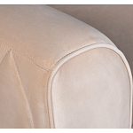 Кресло велюровое бежевое Cubic Silhouette варинант исполнения - 3 | Loft Concept в Рязани