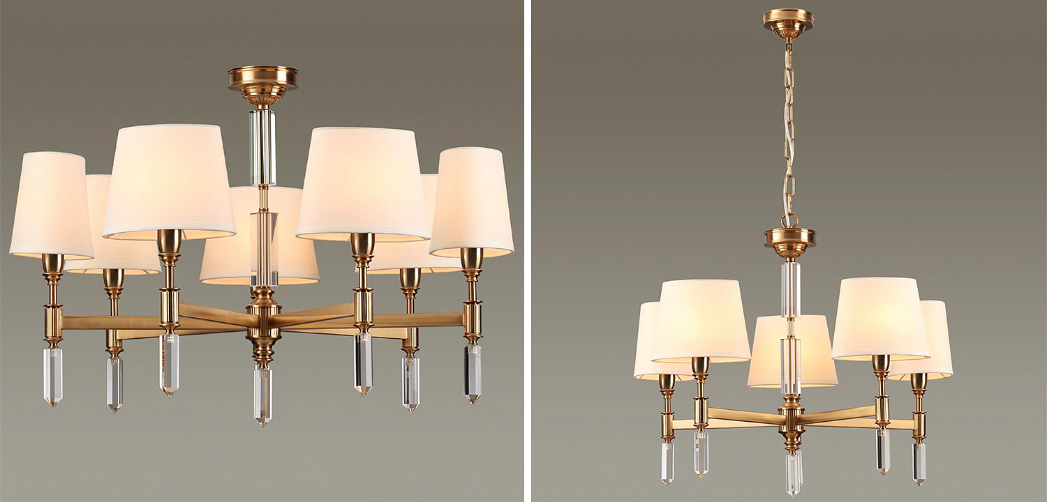 Люстра Ramona White Chandelier Люстра Ramona White Chandelier - Loft-Concept в Рязани