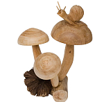 Статуэтка из дерева улитка Animals of the World варинант исполнения - 2 | Loft Concept в Рязани