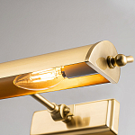 Светильник для картин цвета состаренная латунь с широким плафоном на прямоугольном основании Elstead Lighting варинант исполнения - 8 | Loft Concept в Рязани