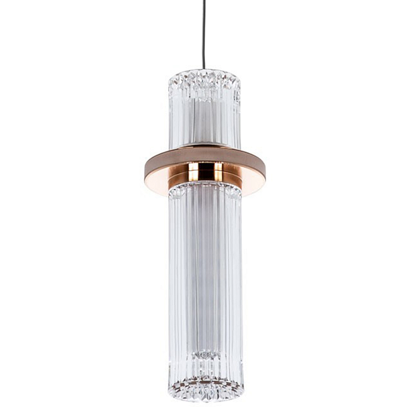 Подвесной светильник золото Odile Acrylic Tube Hanging Lamp Gold Прозрачный Глянцевое золото Подвесной светильник золото Odile Acrylic Tube Hanging Lamp Gold Прозрачный Глянцевое золото в Рязани | Loft Concept