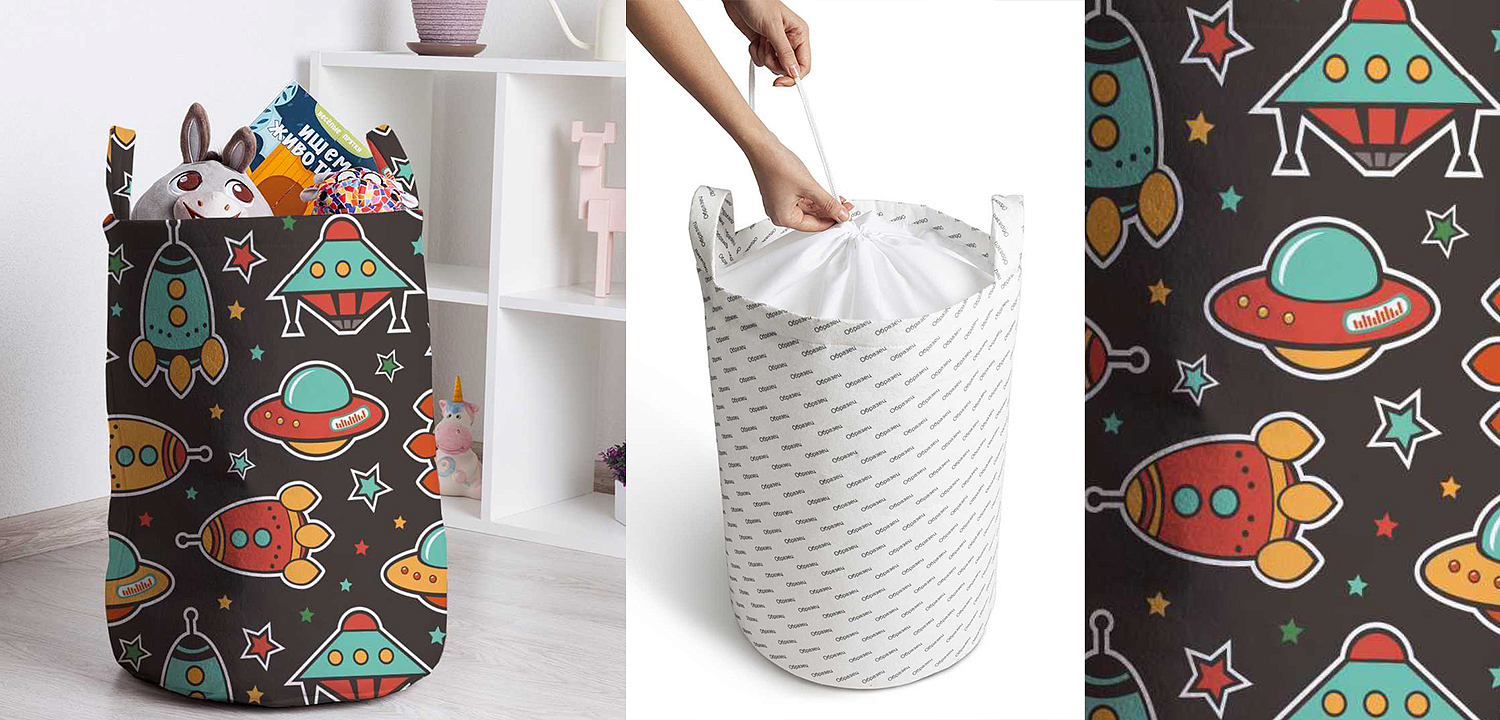 Корзина Space Pattern Basket Корзина Space Pattern Basket - Loft-Concept в Рязани