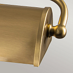 Светильник для картин цвета состаренная латунь с широким плафоном на прямоугольном основании Elstead Lighting варинант исполнения - 11 | Loft Concept в Рязани