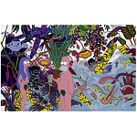 Homer Simpson in Paradise картина акрил на холсте варинант исполнения - 4 | Loft Concept в Рязани