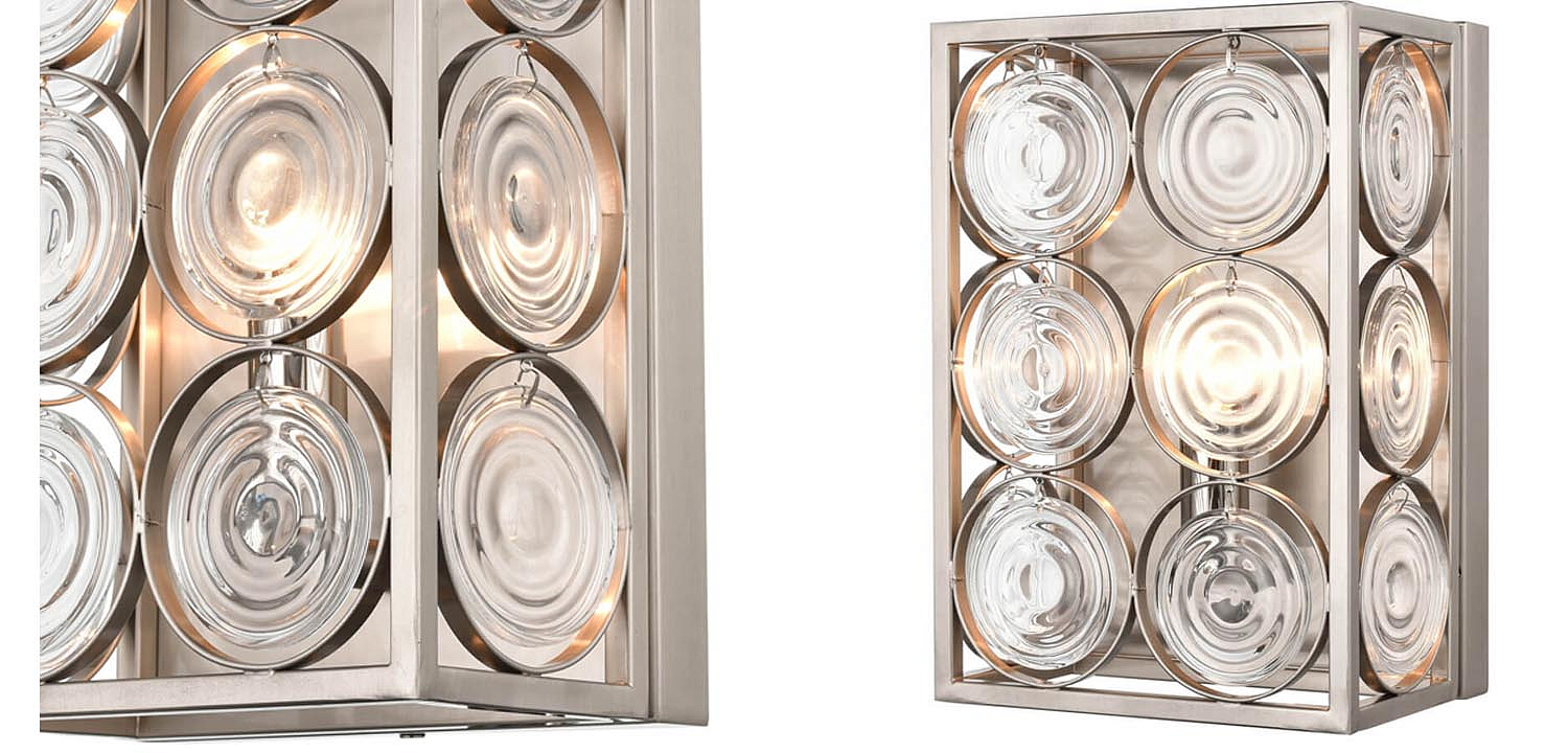 Бра Edalina Sconce nickel satin Бра Edalina Sconce nickel satin - Loft-Concept в Рязани