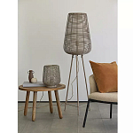Торшер с плетеным металлическим плафоном Wicker Iron Lamp варинант исполнения - 2 | Loft Concept в Рязани