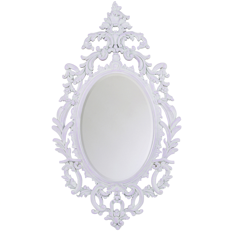 Зеркало в ажурной раме с эффектом старины Classic Ornament Mirror Бежевый Зеркало в Рязани | Loft Concept 