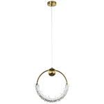 Подвесной светильник с плафоном в виде кольца Gilbertine Ring Hanging Lamp варинант исполнения - 2 | Loft Concept в Рязани