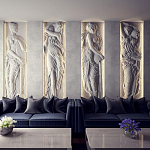 Барельеф FOUNTAIN OF INNOCENTS варинант исполнения - 1 | Loft Concept в Рязани