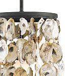 Подвесной светильник с подвесками из устричных раковин Sea Ravens варинант исполнения - 1 | Loft Concept в Рязани