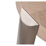 Столик журнальный круглый со светлым шпоном Light Veneer Table варинант исполнения - 3 | Loft Concept в Рязани