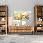 Витрина правая из массива дуба с 5-ю полками и 2-мя ящиками Tasteful Furniture варинант исполнения - 2 | Loft Concept в Рязани