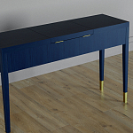 Туалетный стол - Трельяж Elsa Dreams Blue 120 см варинант исполнения - 4 | Loft Concept в Рязани