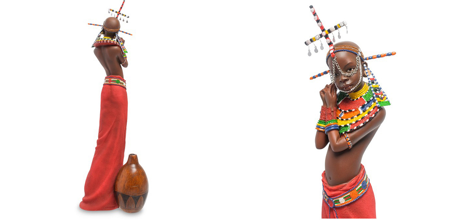 Статуэтка Tribe girl Masai Статуэтка Tribe girl Masai - Loft-Concept в Рязани