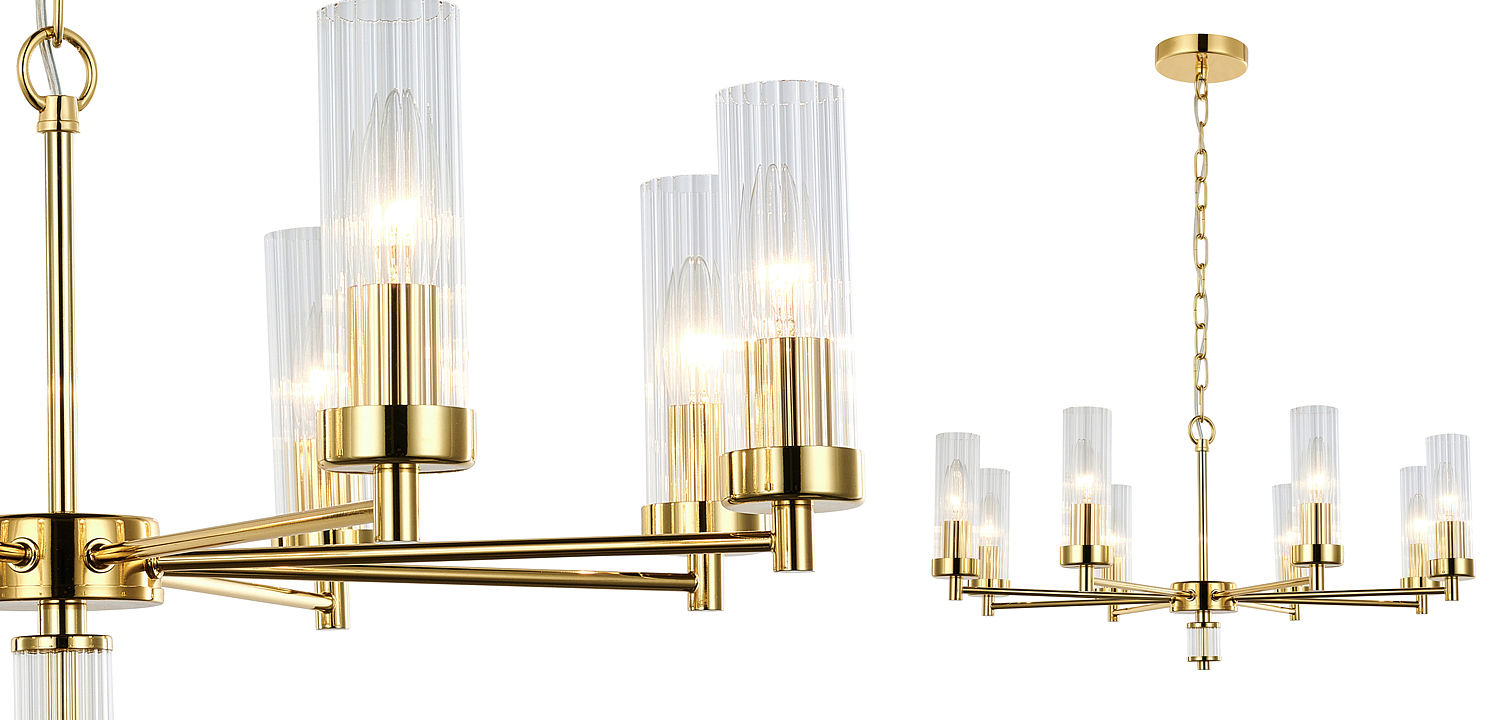 Люстра Jeanette Chandelier Gold 66 Люстра Jeanette Chandelier Gold 66 - Loft-Concept в Рязани