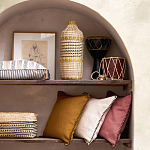 Ваза декоративная из натурального плетеного бамбука Bamboo Decor 42 варинант исполнения - 5 | Loft Concept в Рязани