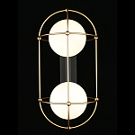 Бра настенное с 2 белыми плафонами Karina варинант исполнения - 1 | Loft Concept в Рязани