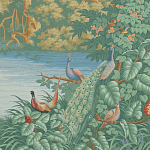 Обои ручная роспись Le Brésil Paille варинант исполнения - 1 | Loft Concept в Рязани