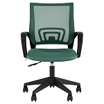 Офисное кресло с основанием из черного пластика Desk chairs Green варинант исполнения - 2 | Loft Concept в Рязани