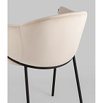 Стул Brace велюр молочный варинант исполнения - 3 | Loft Concept в Рязани