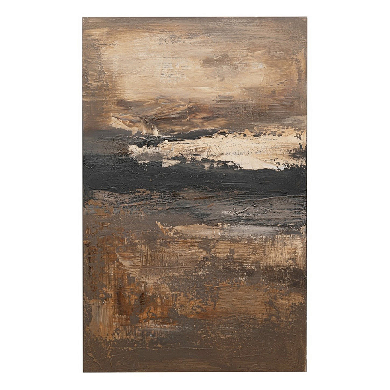 Картина DUSTY HORIZON Бежевый Коричневый Черный в Рязани | Loft Concept 