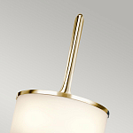 Бра вертикальное с белым полукруглым плафоном и длинным стержнем S Kichler варинант исполнения - 9 | Loft Concept в Рязани