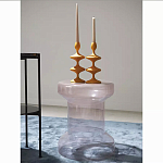 Кофейный столик стеклянный Elegant Lilac Glass Model варинант исполнения - 2 | Loft Concept в Рязани