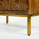 Прикроватная тумба с фактурным фасадом Termite варинант исполнения - 6 | Loft Concept в Рязани