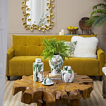 Ваза фарфоровая с ручной росписью Leopard Collection  варинант исполнения - 8 | Loft Concept в Рязани