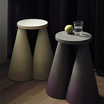 Дизайнерский журнальный стол на 2-х конусообразных ножках Epykopy варинант исполнения - 4 | Loft Concept в Рязани