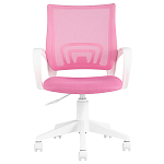 Офисное кресло с основанием из белого пластика Desk chairs Pink варинант исполнения - 2 | Loft Concept в Рязани