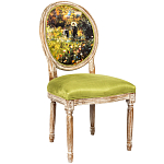 Стул из натурального бука с цветочным принтом Impressionism in Color варинант исполнения - 2 | Loft Concept в Рязани