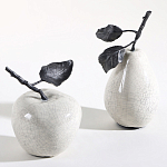 Декоративная статуэтка из керамики Яблоко Apple Ceramics Statuette варинант исполнения - 2 | Loft Concept в Рязани