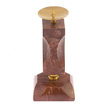 Подсвечник фигурный из натурального камня лемезит Stone Candlestick варинант исполнения - 2 | Loft Concept в Рязани