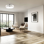 Потолочный светильник с гофрированным абажуром цвета графит Millennium варинант исполнения - 3 | Loft Concept в Рязани