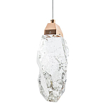 Подвесной светильник Soar Hanging Lamp Gold Transparent Прозрачный варинант исполнения - 1 | Loft Concept в Рязани