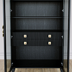 Дизайнерский шкаф витрина Elsa Dreams Black с 4-мя ящиками варинант исполнения - 6 | Loft Concept в Рязани